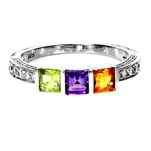 Bague argent sterling - en,