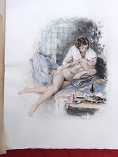 CURIOSA Poèmes d' Amour par VERLAINE illustré BECAT 1946 N° 464  30