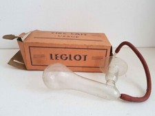 Ancien tire-lait en verre soufflé