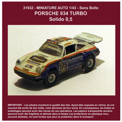 1809 miniature porsche 934 - porsche,