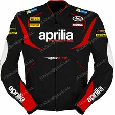 Hommes blouson cuir Aprilia