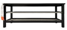 New IKEA TJUSIG Black Bench