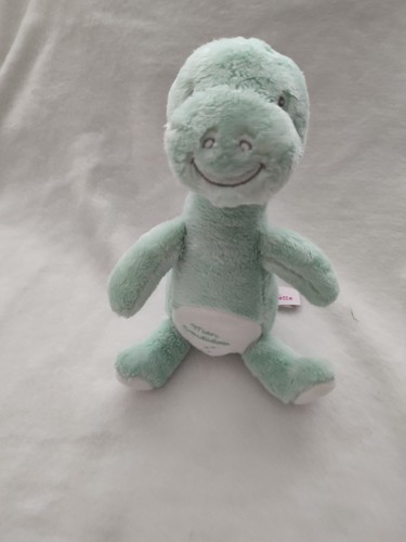 Doudou dinosaure vert blanc - doudou,