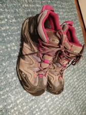 Chaussures de Randonnée Salomon X Ultra Mid GTX - Taille 39 1/3 - Gris & Rose 