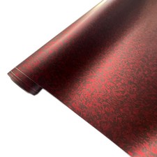 Forgée Carbone 3D Rouge Film Auto Mat Forgé Auto Voiture Emballage 22€/M ²