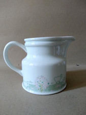 Pichet  Porcelaine de Sologne Vintage 80' Decor Moutons ID Création