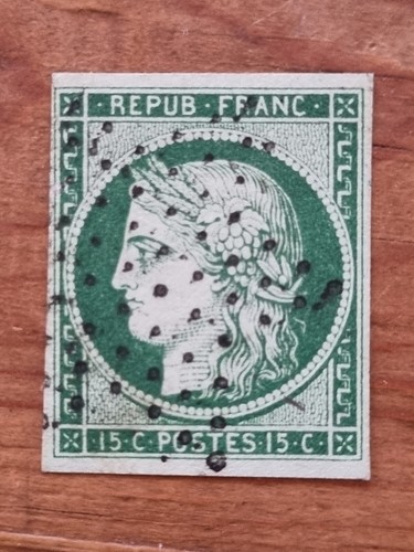 Timbre france cérès 15c - timbre,