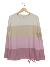 GINA BENOTTI Pull en maille fine Dames Pull T EU 42 blanc cassé-gris clair-rose