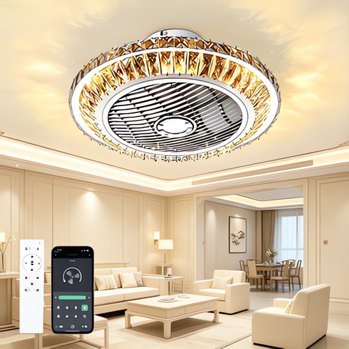 Ventilateur plafond cristal - plafond,
