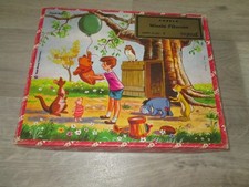PUZZLE BOIS ANCIEN VERA ANNEES 1960 WINNIE L'OURSON 2 PUZZLES COMPLETS DISNEY