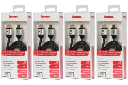 Pack hama câble hdmi - 4x,