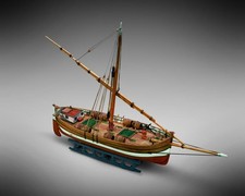 Leudo Scala 1:72 (Série Mini Mamoli) Navire En Bois Kit De Bateau MAMOLI