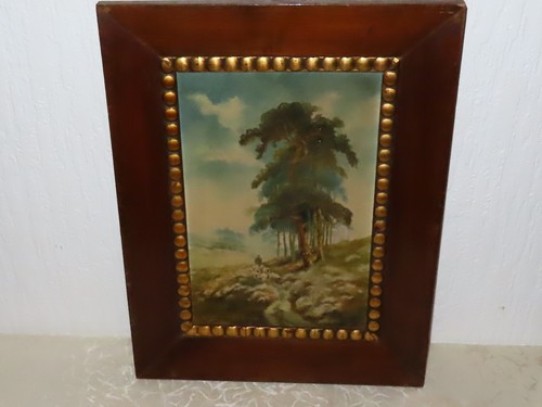 Peinture huile sur plaque - peinture,