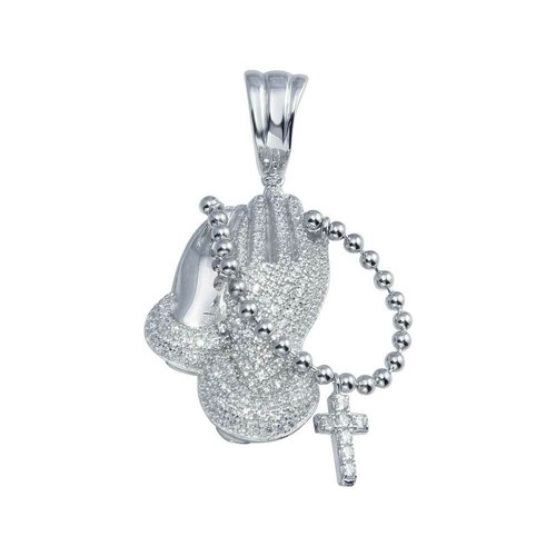 Homme argent sterling prière - homme,