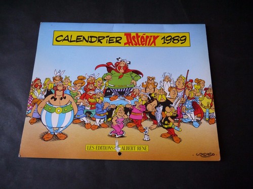 Calendrier astérix 1989 - calendrier,