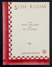 Rose Room 1917 Vintage Sheet