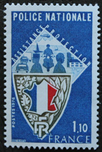 Timbre france police - timbre,