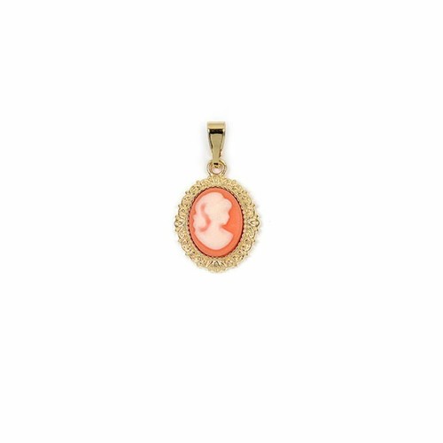 Pendentif camée fond - pendentif, "camée