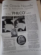 POSTE RADIO TSF PHILCO