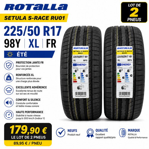 Lot pneus 225 50 r17 - 🛞, 2