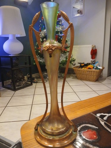 Vase art nouveau loetz - vase,