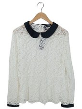 ALLEGRA K. Blouse en dentelle Dames Blouse T EU 42 blanc style décontracté