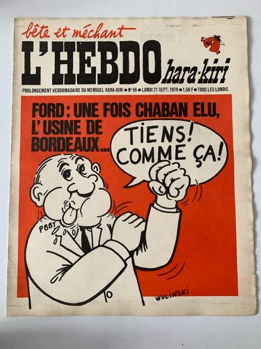 Hara kiri hebdo du - kiri,