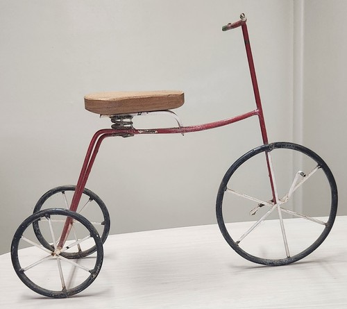 Metal wood tricycle - ,