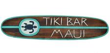 Tiki Bar Surfboard 100Cm Surfboard Dans Le Style Tiki Hawaii De L'île De Pâques