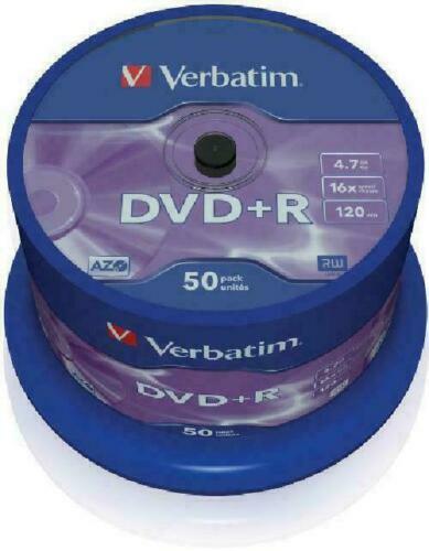 Verbatim 7gb 16x dvd 50 - verbatim, dvd+r