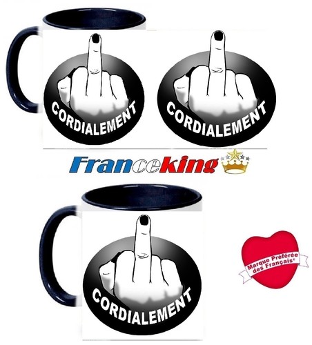 Mug céramique doigt - , d'honneur
