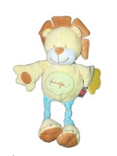 Doudou peluche lion jaune - lion,