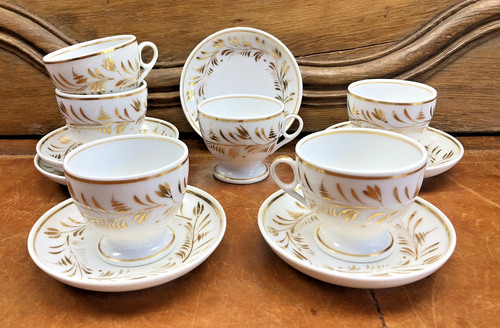 Ancien service empire tasses - 6,