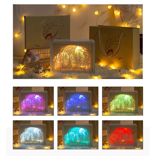 Papercut light box doux - light,