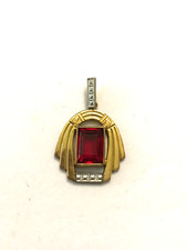 Ancien pendentif plaqué or - plaqué,