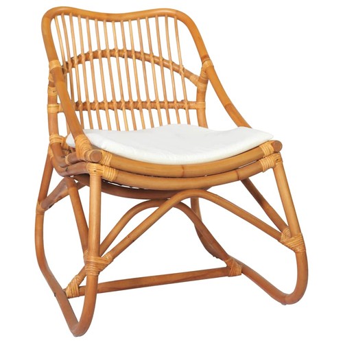 Chaise rotin lin relaxation - en,