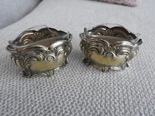 PAIRE DE SALERONS SALIERE