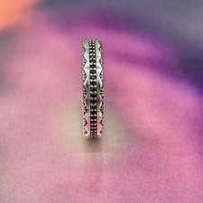 Bague THOMAS SABO argent zirconias noirs Argent 925 Millième (22 CT) 4,5g