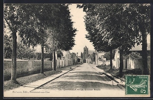 Cpa chambly grande route - cpa,
