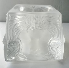 LALIQUE Photophore neuf MASQUE
