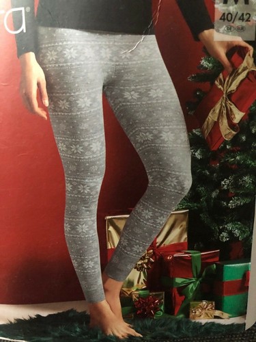 Legging chaud femme flocons - legging,