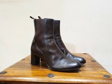 Bottes en cuir à talons