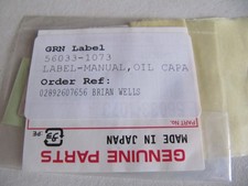 Kawasaki ZR100  ZRX Oil