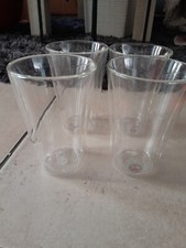 LOT DE 4 GRANDS VERRES DOUBLE PAROI BODUM