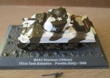 ALTAYA CHAR  M4A3 SHERMAN TANK BATTALION "PORETTA" ITALIE 1945 1/72