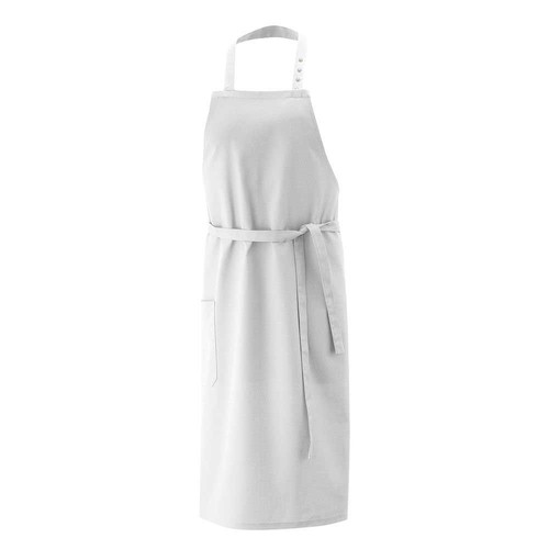 Tablier blanc cuisinier en - blanc, de