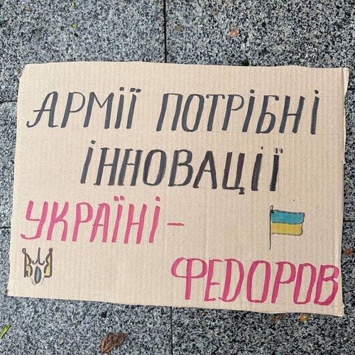 Affiche ukrainienne carton - affiche,