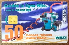 WILO TELECARTE RÉF PHONECOTE En1258 UT PHONECARD CARTA SCHEDA CARTE TELEFONKARTE