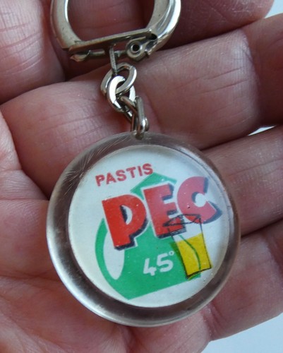 Ancien porte cle pastic - pastic, pec
