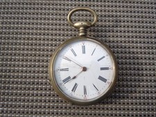 Montre gousset mouvement mécanique remontage à clé 19 ème